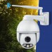 WANSCAM K54 2MP FULL HD 1080P 360° PTZ Pan Tilt IP camera 2.8-12mm lens wifi ondersteuning 4x optische zoom nachtzicht buiten camera IP66 waterdicht, audio nachtzicht opnemen + geluid